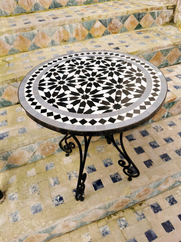 Authentic Handmade Moroccan Mosaic Tables – Unique Artisan Pieces from Fez | Britsinkstudio UK - Image 3