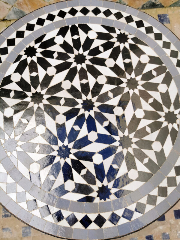 Authentic Handmade Moroccan Mosaic Tables – Unique Artisan Pieces from Fez | Britsinkstudio UK - Image 5