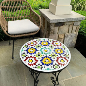 Authentic Moroccan Mosaic Tables – Handmade in Fez by Skilled Artisans | Britsinkstudio UK