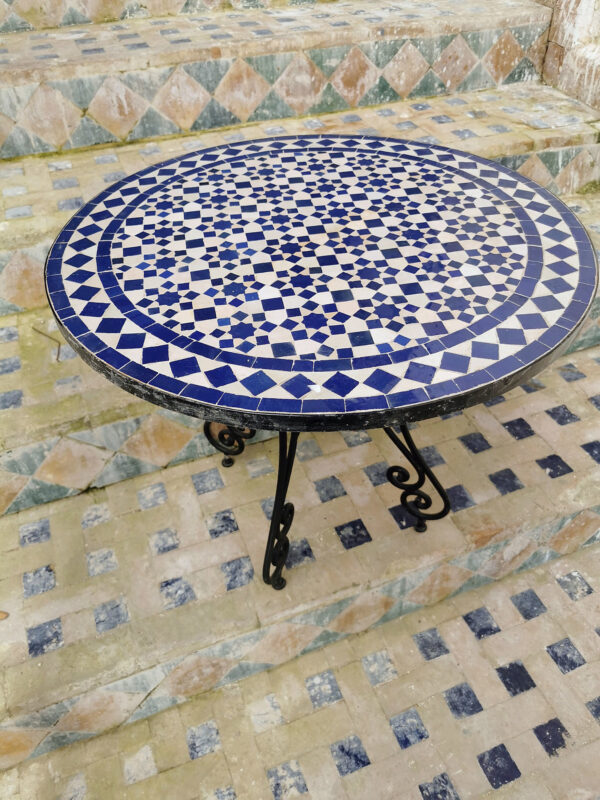 Unique Handmade Mosaic Tables – Moroccan Artisan Craft from Fez | Britsinkstudio UK - Image 4