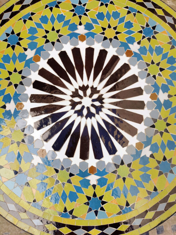 Moroccan Mosaic Tables Handmade in Fez – One-of-a-Kind Artisan Pieces | Britsinkstudio UK - Image 5