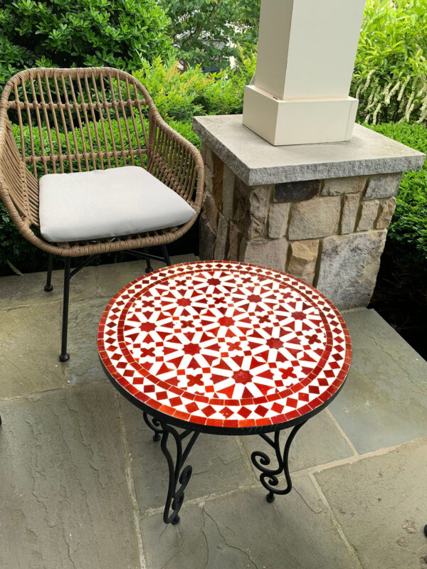 Authentic Moroccan Artisan Mosaic Tables – Handmade in Fez, UK Shipping | Britsinkstudio