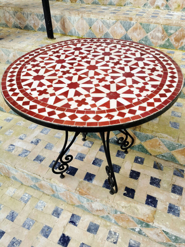 Authentic Moroccan Artisan Mosaic Tables – Handmade in Fez, UK Shipping | Britsinkstudio - Image 3