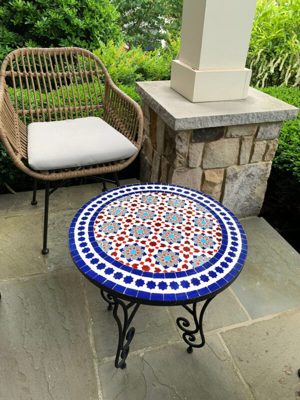 Handmade Mosaic Tables from Morocco – Unique Fez Artisan Designs | Britsinkstudio UK