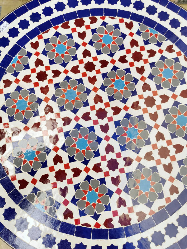 Handmade Mosaic Tables from Morocco – Unique Fez Artisan Designs | Britsinkstudio UK - Image 5