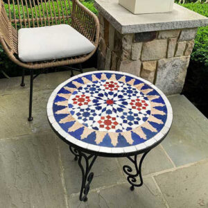 One-of-a-Kind Moroccan Mosaic Tables – Handmade by Fez Artisans | Britsinkstudio UK