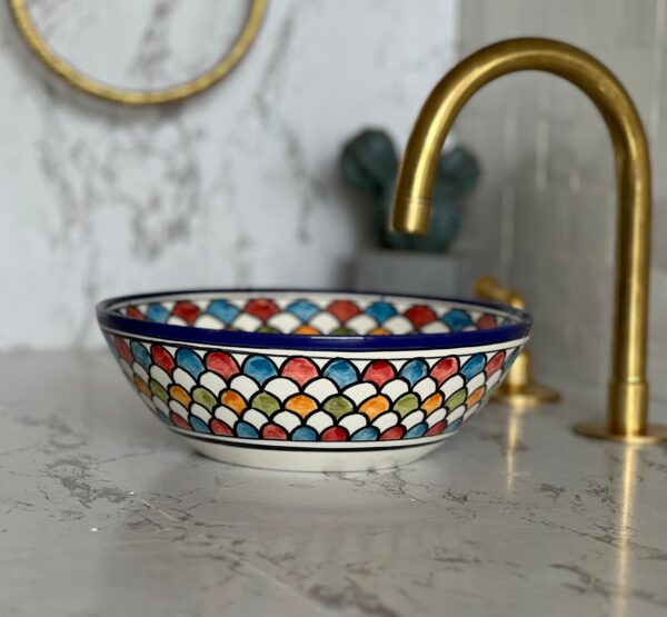 Ceramic Vessel Sink, Oval Undermount Bathroom Sink, Soap Dish, and Decorative Ceramic Fro| britsinkstudio UK - Image 3